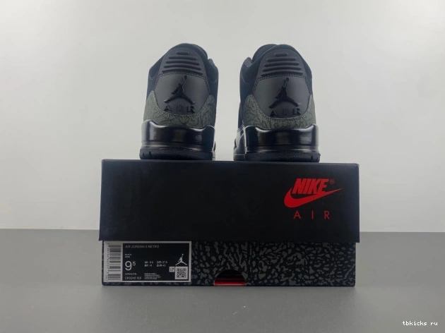 Reps TB Air Jordan 3 Cat Black CK9246-168 Retro 0719